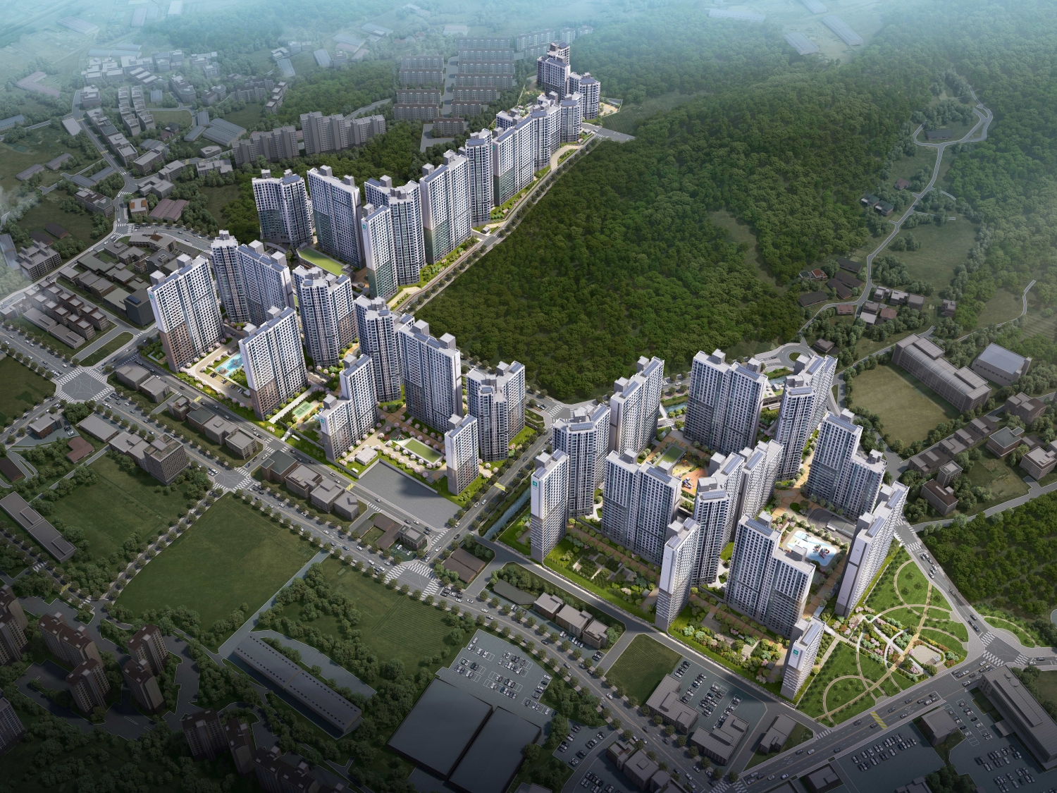 신규 3,444세대 대단지 일반아파트 현장 이미지