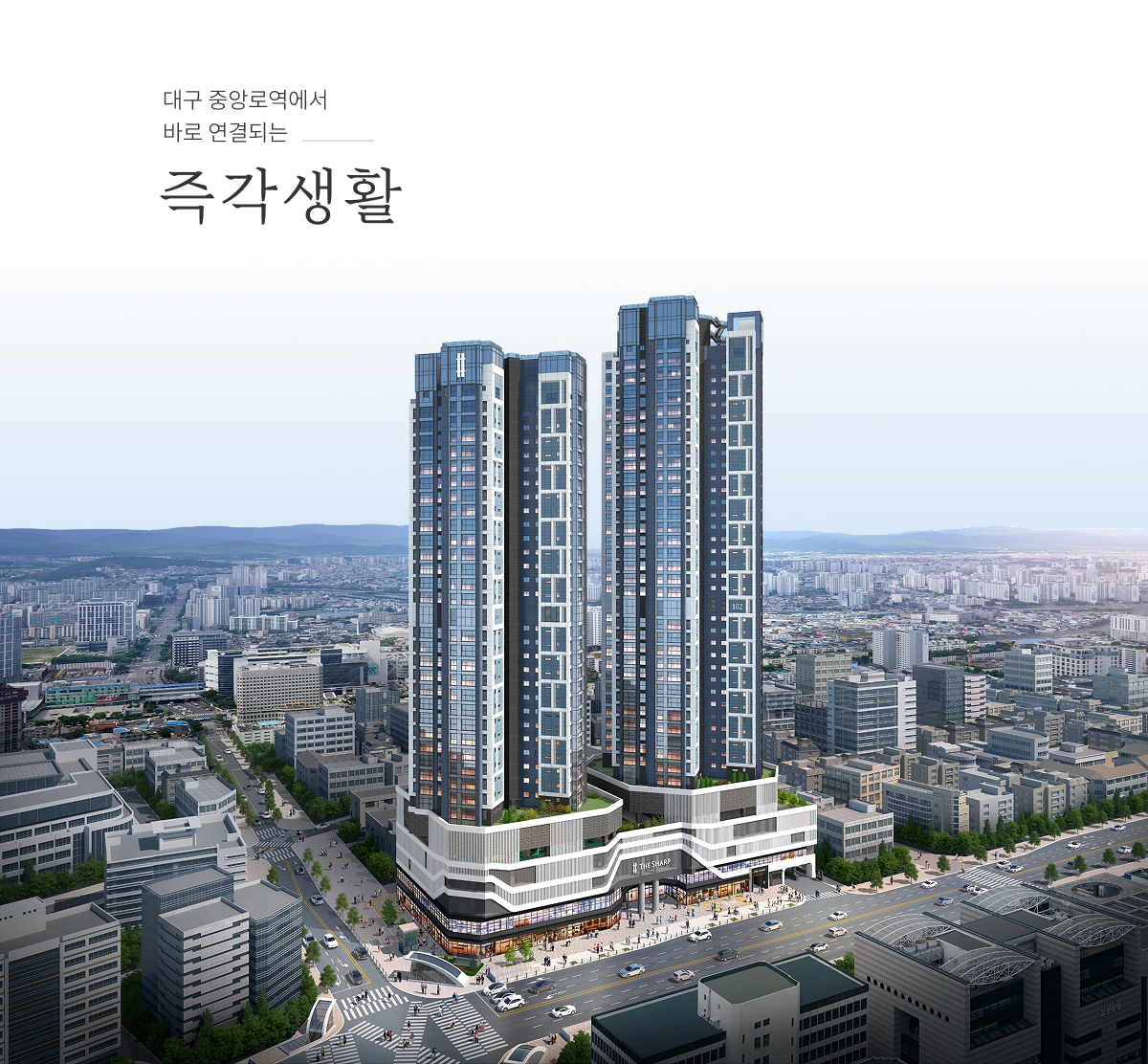 더샵 중앙로역센터폴 직원모집 / 사이드환영 현장 이미지